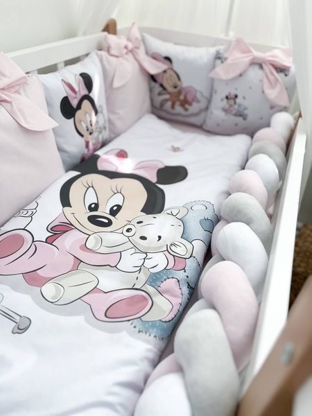 Комплект у ліжко з великими малюнками "Мінні" 1010 фото