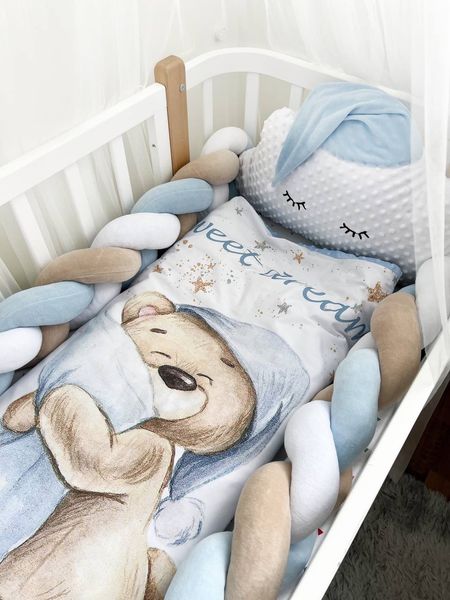 Комплект в кроватку  "Blue Teddy" 1201 фото