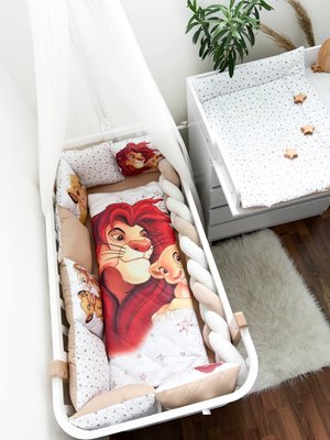 Комплект у ліжко з великими малюнками "Король Лев" 1003 фото