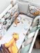 Комплект в кроватку с большими рисунками "Симба" 1017 фото 1