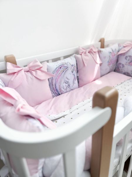 Комплект у ліжко з великими малюнками "Pink Boom" 1020 фото