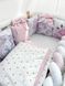 Комплект в кроватку с большими рисунками "Pink Boom" 1020 фото 16