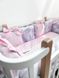 Комплект в кроватку с большими рисунками "Pink Boom" 1020 фото 12